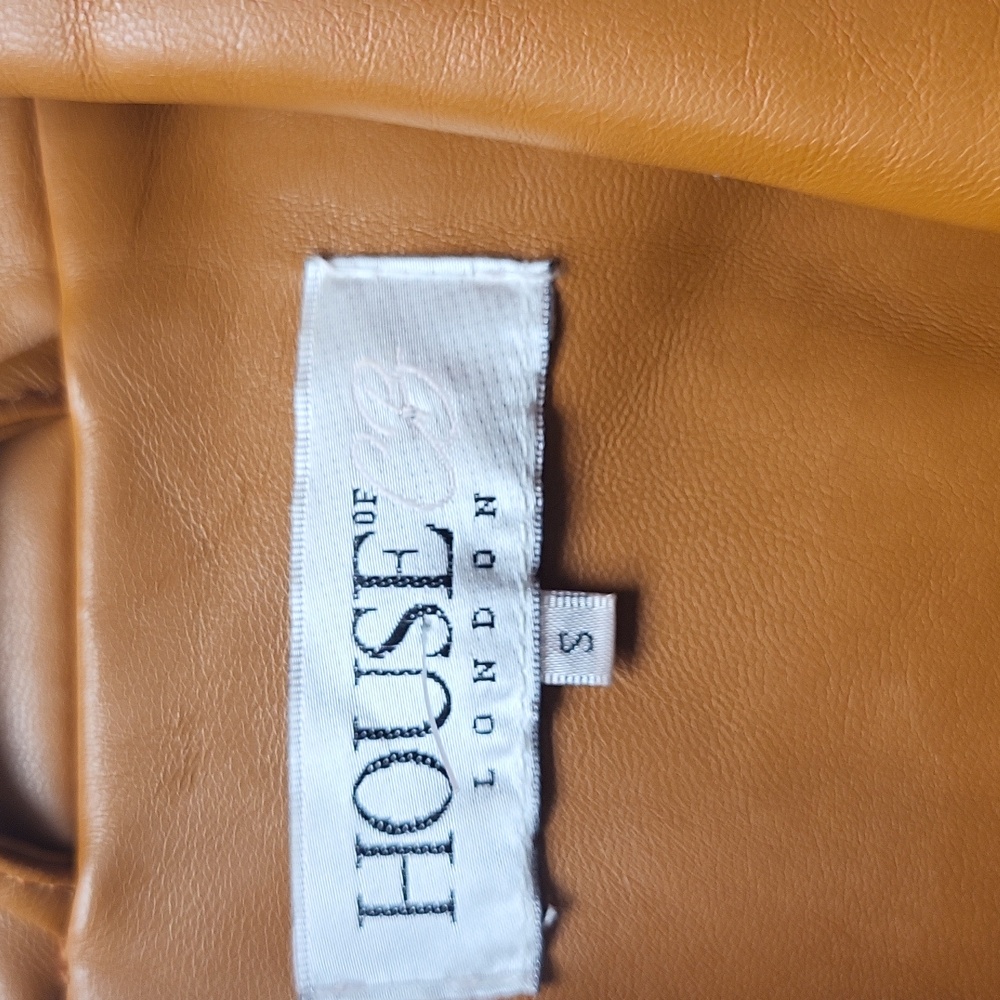 House of CB Camel FAUX Jacket, SIZE S - Picture 4 of 10